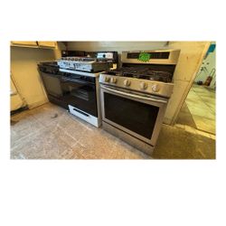 Multiple Stainless Steel Gas Range Freestanding Oven