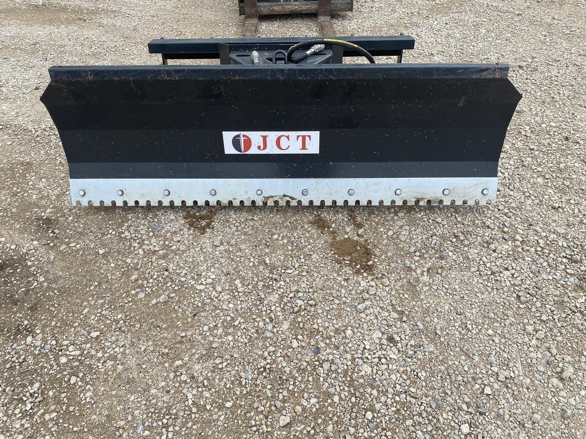 NEW 72” JCT Skid Steer Hydraulic Dozer Angle Blade Plow 6ft fits Cat, Bobcat, Case