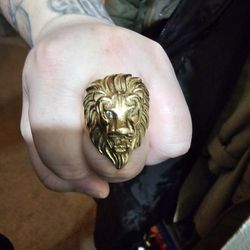 Lion Heavy Men's Ring 