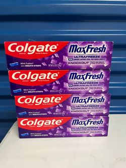Toothpaste 4 packs $10 firm