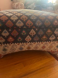 Storage ottoman Bench indoor Upholstered
