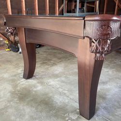 Pool Table 8ft With Dinning Top ( Free Delivery & Set Up & New Color Felt Of your Choice )