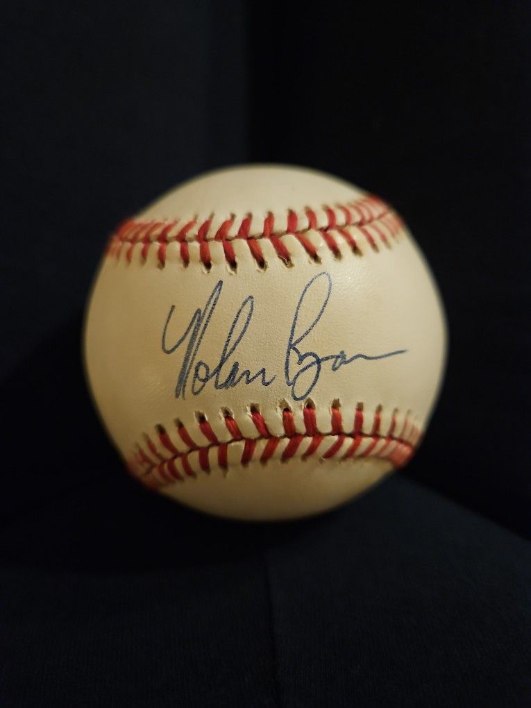Nolan Ryan Autographed Rawlings American League