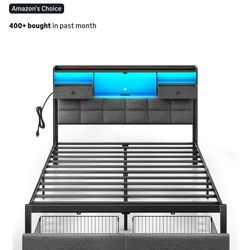 Great Full Size Bed  Frame & Full size mattress