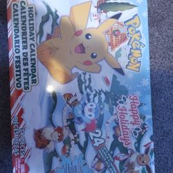 2002 Sealed Pokemon Calenders With 24 Gifts Inside.Read Pics. Also Pikachu Detective DVD 