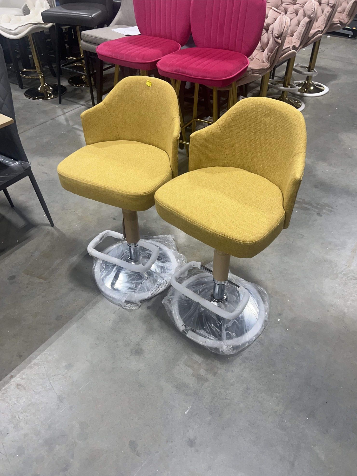 Swivel Bar Stools Chairs Set of 2