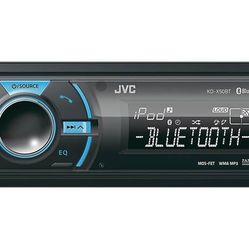 JVC KD-X50BT Digital media receiver With Bluetooth,  USB,  And 3.5mm AUX INPUT 