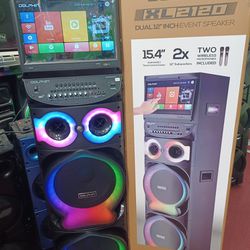 Tall And Tower Loud Touch Screen Bluetooth Party Speaker.  Built-in Wi-Fi.  Brand New 