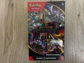 Mega Evolution Pitch Black Booster Bundle Brand New Sealed