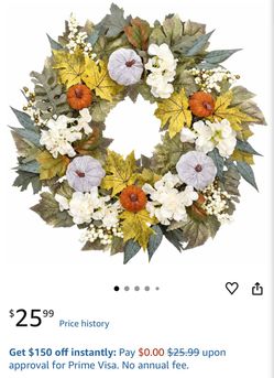22” Fall Wreath
