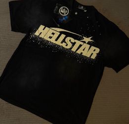 Hellstar Rhinestone T-Shirt Size Large