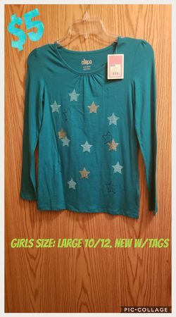Brand new girls shirt: size large