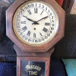 Vintage Pequegnat Wall Clock Canada