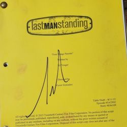 Tim Allen Autographed Script 