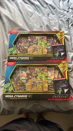 Mega Zygarde EX Premium Collection boxes