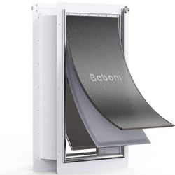 X-Large Steel Frame 3-Flap Pet Door for Wall Retails $319