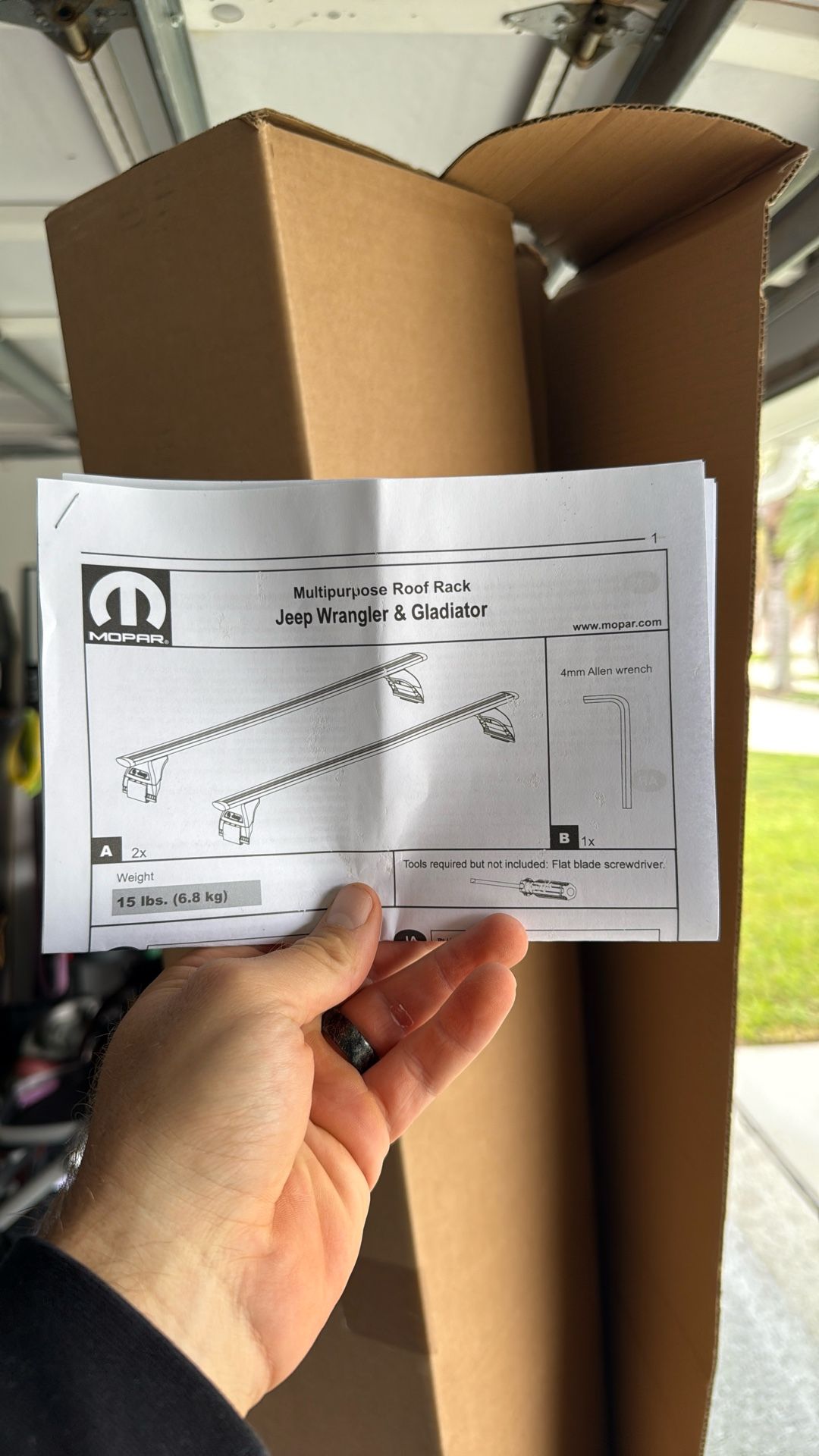 Brand New Never Used Molar Jeep Wrangler/ Gladiator Roof Rack
