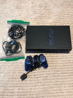 Ps2 Fat Console + 1 controller + All cords included
