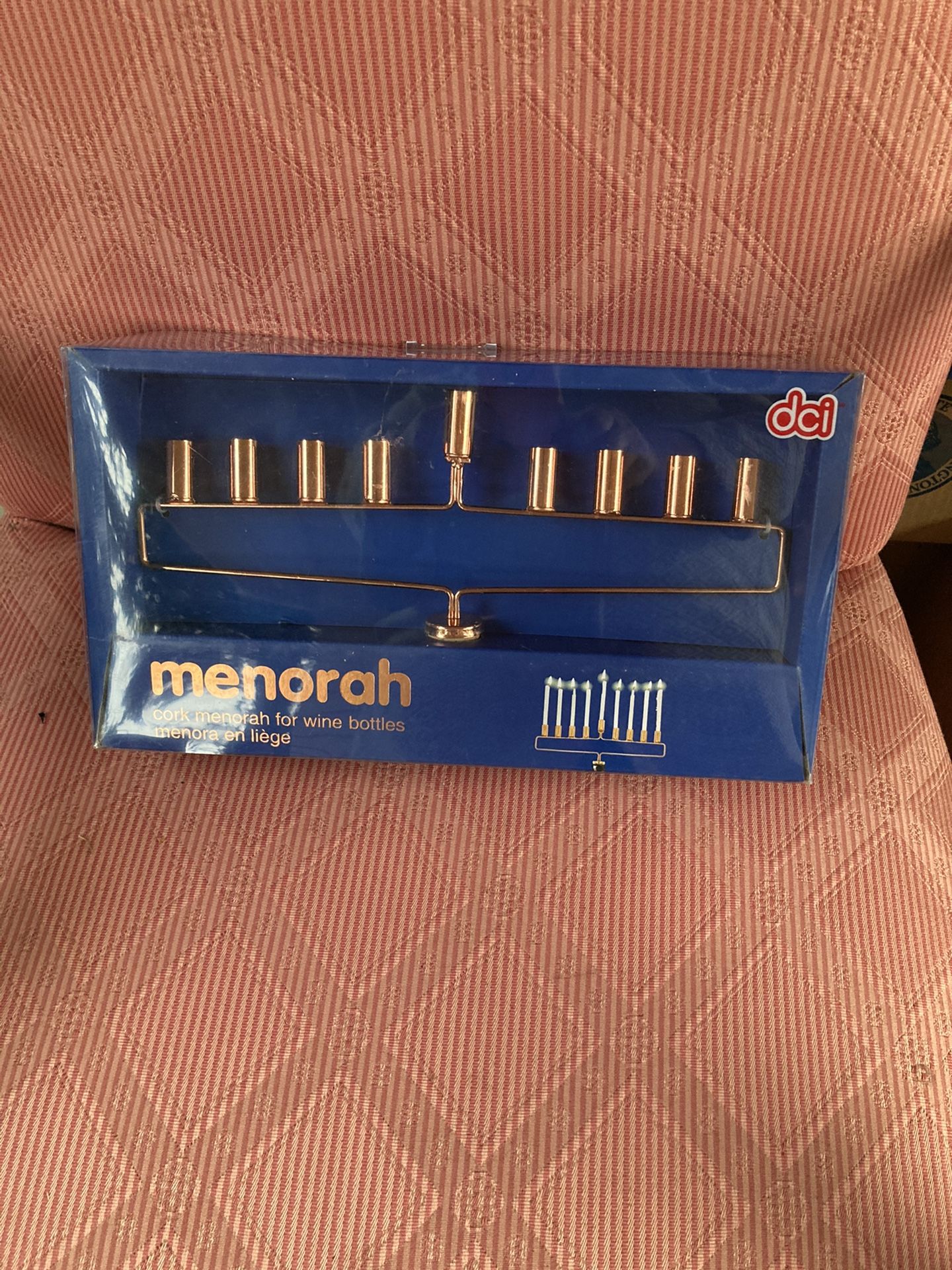 Menorah Wine Bottle Cork