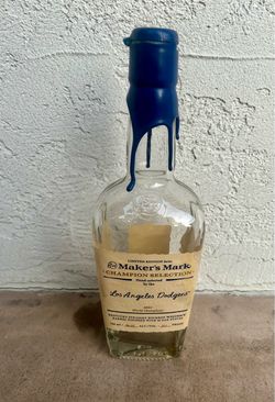 Los Angeles Dodgers Maker's Mark Limited Edition Champion Selection bottle