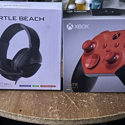 Xbox Turtle Beach Gaming Headset And Xbox Elite Controller 2 Core