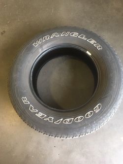 4 275/65R18 GOODYEAR WRANGLER FORTITUDE USED TIRES.