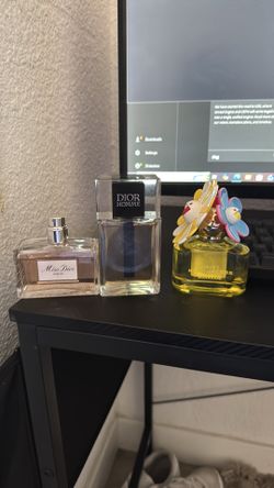 Dior cologne and Marc Jacob’s and ms Dior perfume
