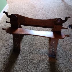 Camel Saddle Solid Teak