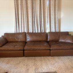 Leather Couch/sectional