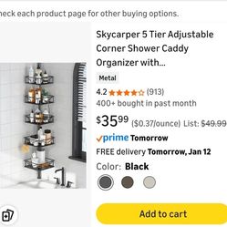 5 Tier Tension Corner Caddy