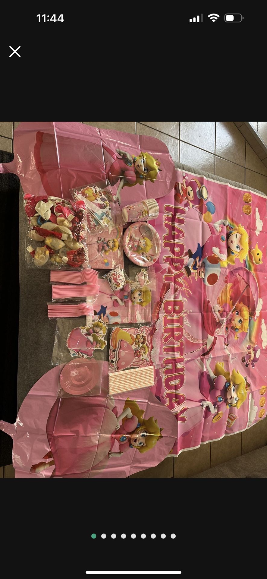 Princess Peach Birthday Party Supplies