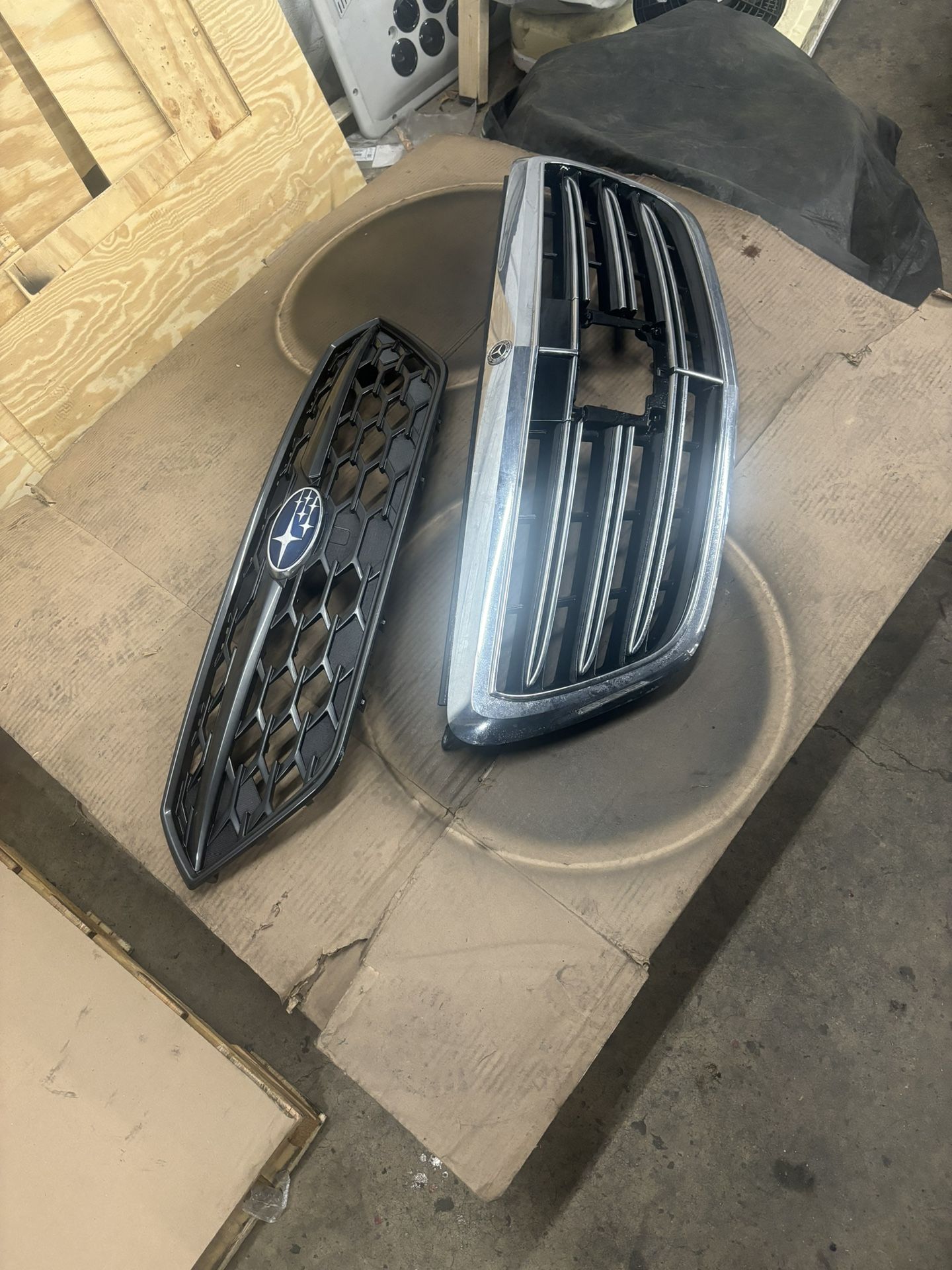 New Mercedes Grill And Subaru Grill