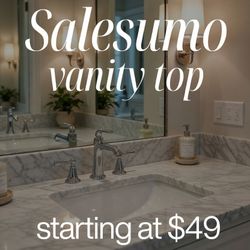 Vanity Top Starting At 49 Bucks