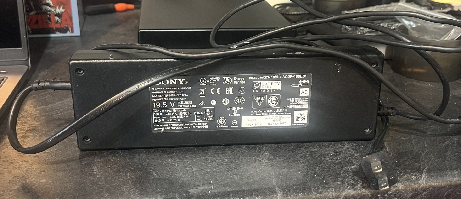 Sony ACDP-160E01 AC Adapter 19.5V