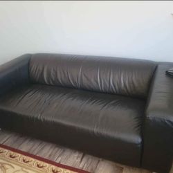 Like New Leather Sofa