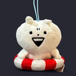 Usagyuuun Beach Small Plush Red Swimming Ring