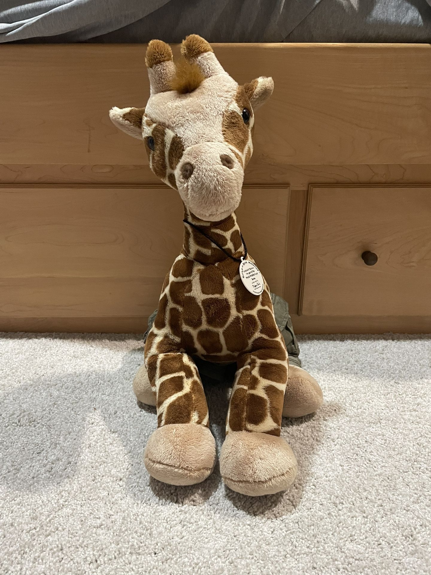 Build a Bear WWF GIRAFFE PLUSH TOY STUFFED ANIMAL