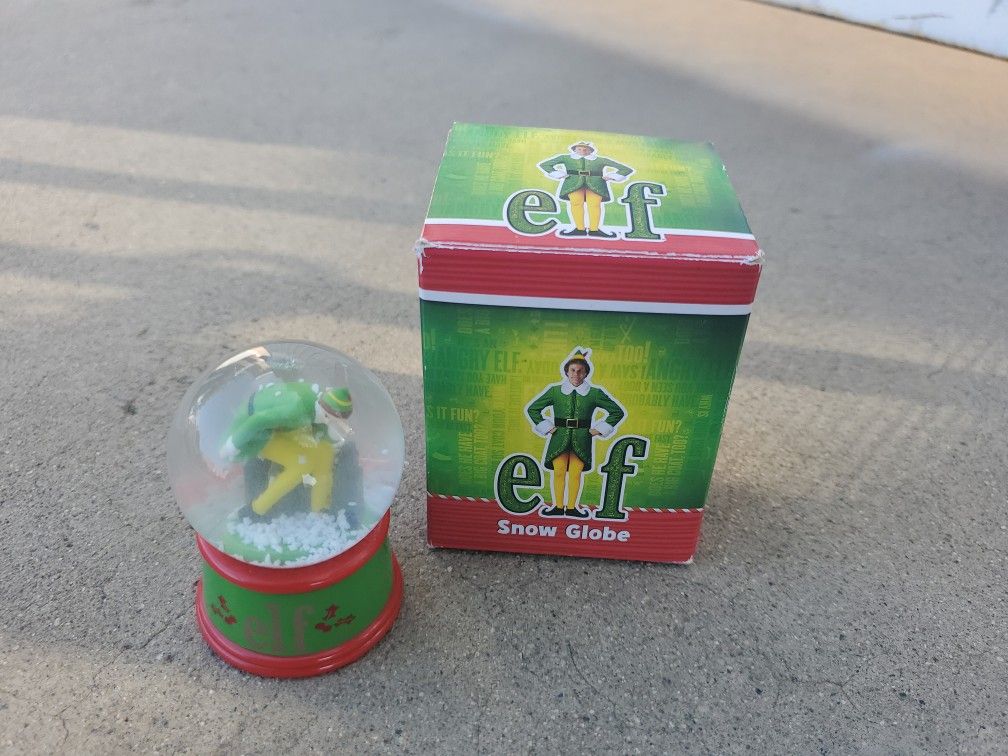 Elf Snowglobe Jc Penny Exclusive