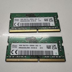 SK Hynix 32GB (2x16) DDR4-3200 SODIMM Laptop RAM