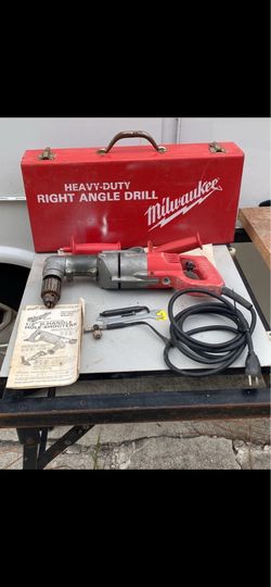 Milwaukee heavy duty right angle drill whole shooter case