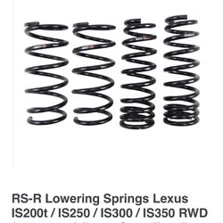 Lexus Lowering Springs 