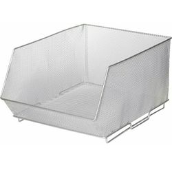 6 Stackable Metal Mesh Bins. $12 Each. Org $29