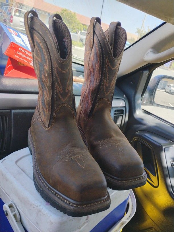 Red Wing Steel Toe Work Boots