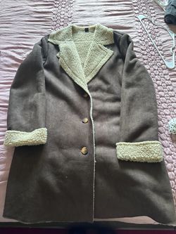 Brown Sherpa Lined Coat