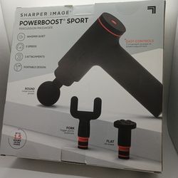 Percussion Massager NIB Sharper Image Powerboost