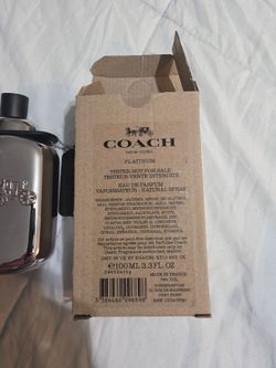 Coach platinum 100ml