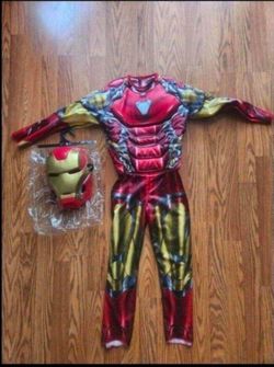 Iron Man Halloween Costume with mask..size small