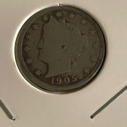1905 Five Cents ✅
