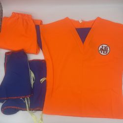 Goku, Dragon Ball Z, Super Saiyan Adult Cosplay Costume, Small *BRAND NEW*