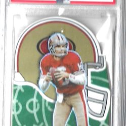 JOE MONTANA SAN FRANCISCO 49ERS /50 PSA 9